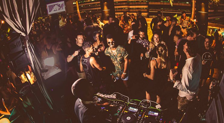 Countdown party at HI-SO Rooftop Pool Bar