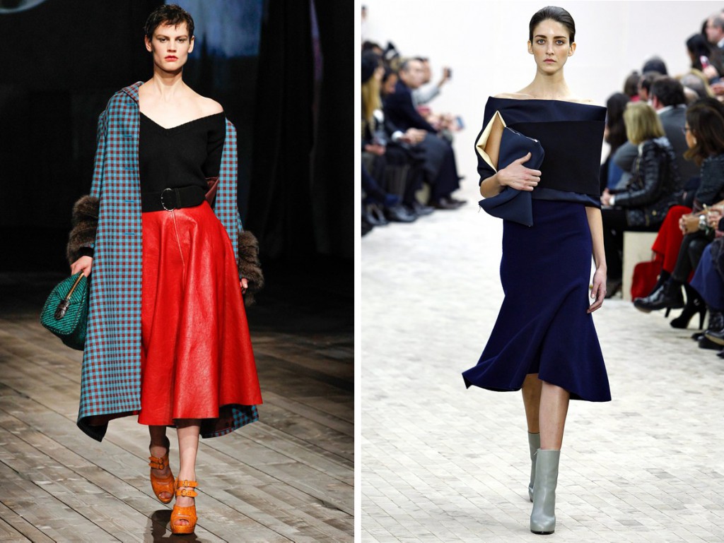 midi skirt-fall-13-14-trend-celine-prada