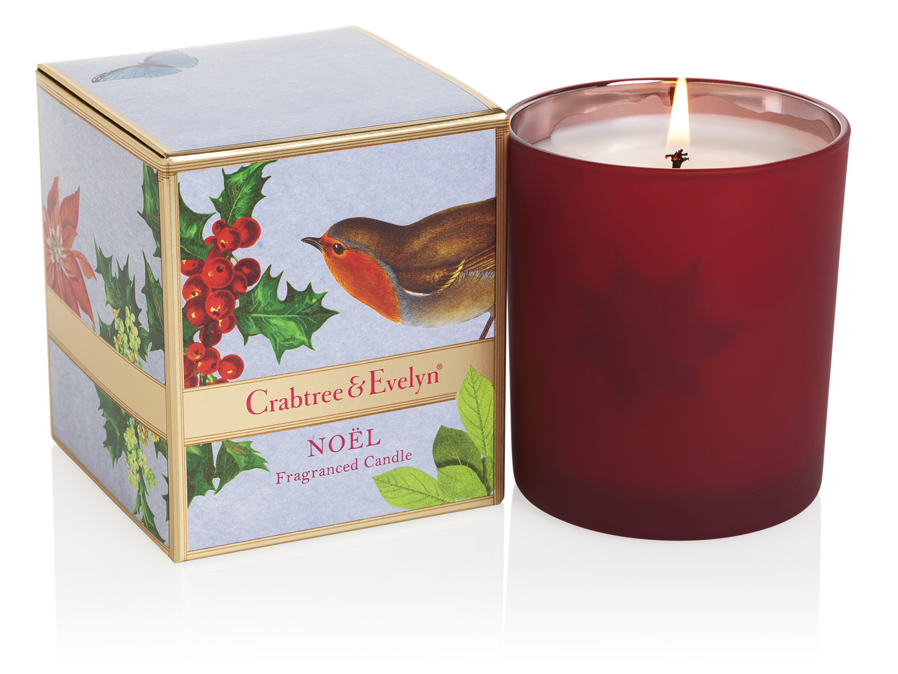 7oz  Discontinued Crabtree & Evelyn Noel Large Candle 200g