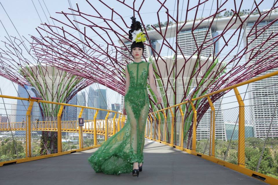 J Spring fashion show at Gardens by the Bay in Singapore