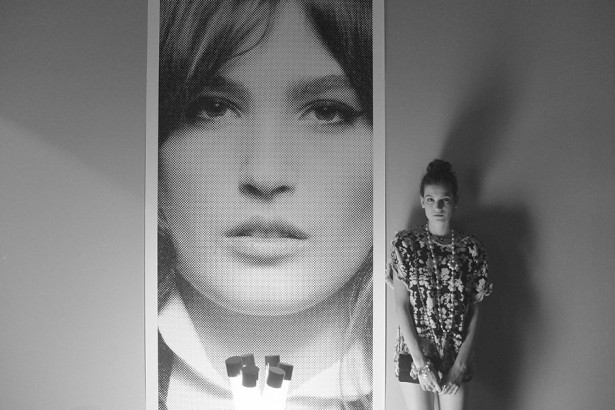 Alma Jodorowsky at The Little Black Jacket exhibition, Singapore
