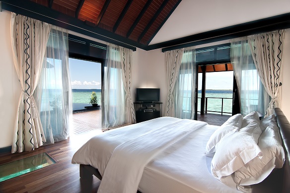 aqua retreat bedroom