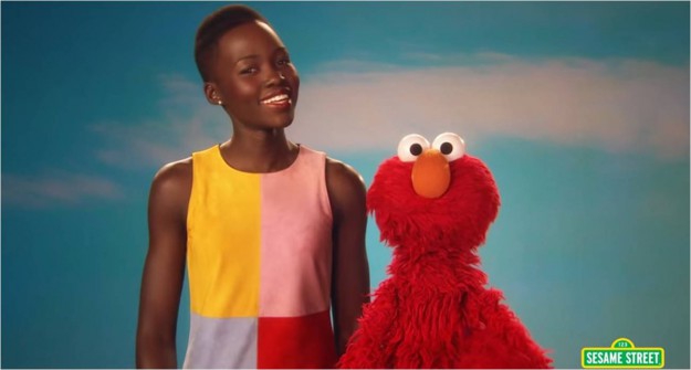 Lupita and Elmo