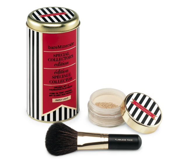 effectief lila koppel bareMinerals launches original SPF15 foundation special collector's set