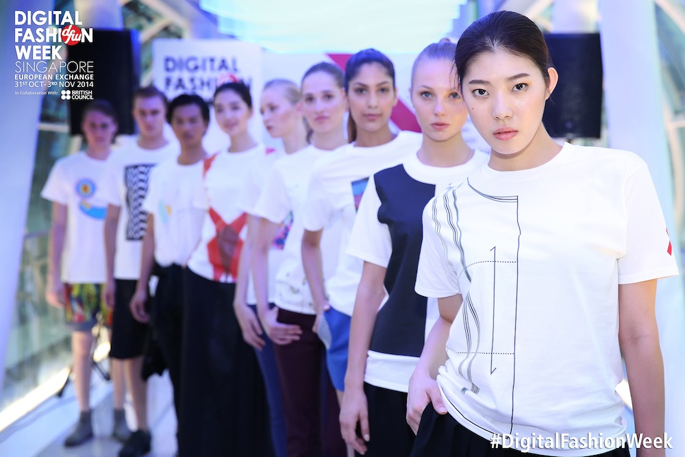 Digital Fashion Week Fashion Fights AIDS Charity Tshirt launch