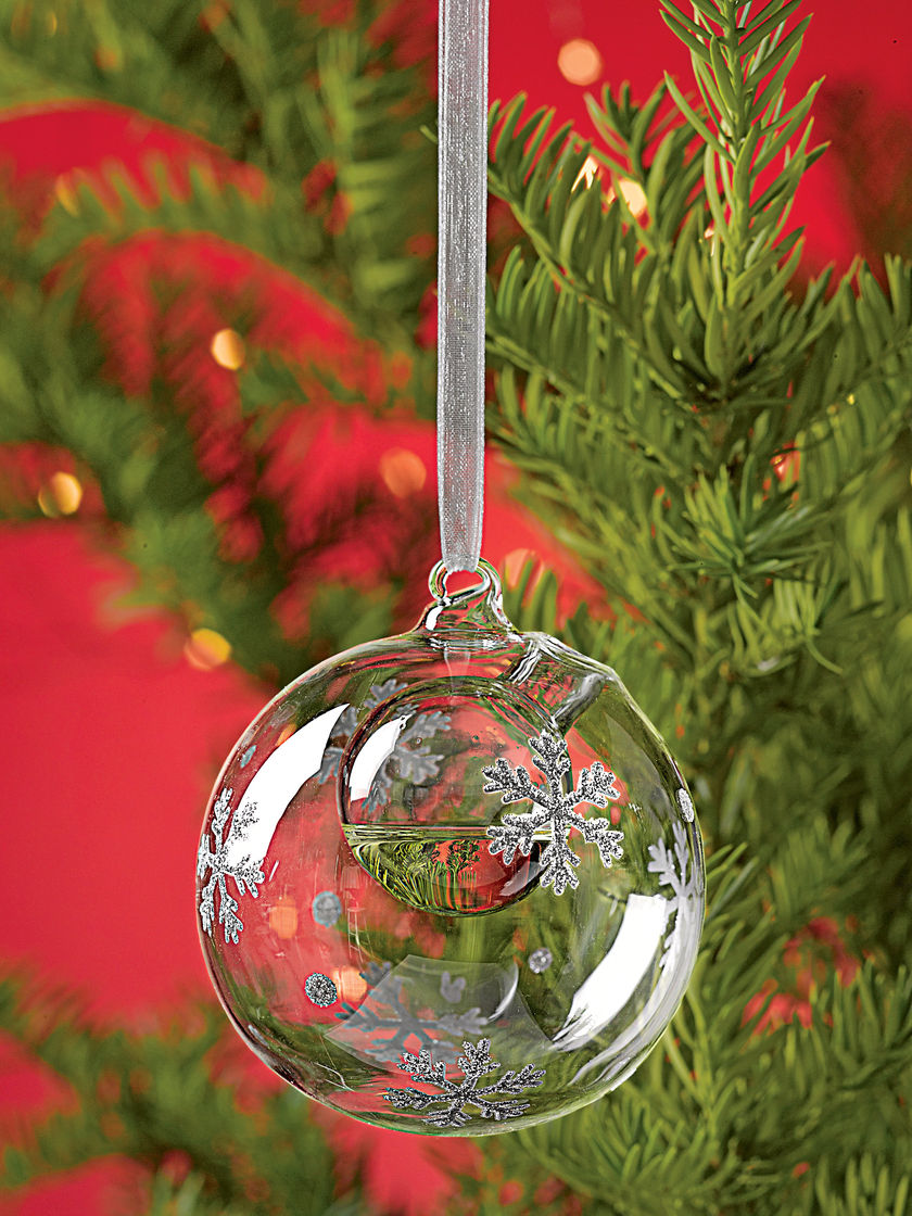 Christmas Ornament: Snowflake Scented Diffuser Bubble