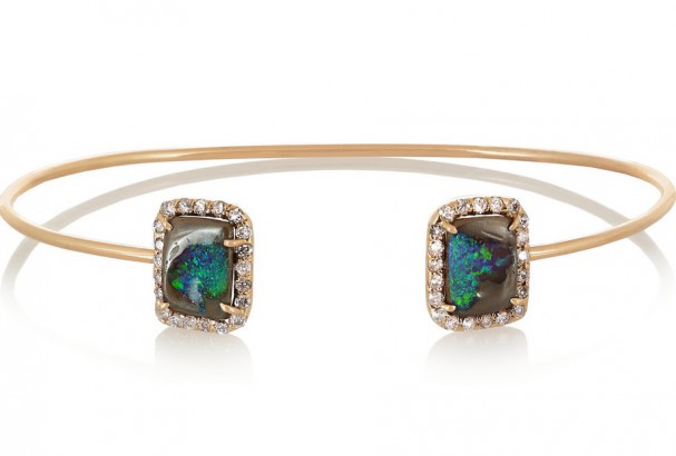 1. A Kimberly McDonald opal and diamond cuff