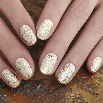 Gold top coat