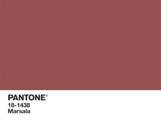 Pantone Color of the year 2015: Marsala