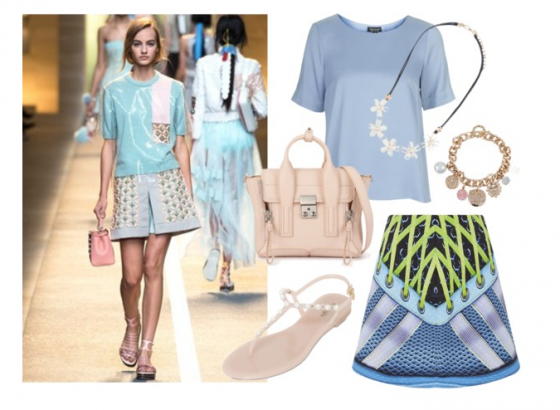 Get the pastel look a la Fendi