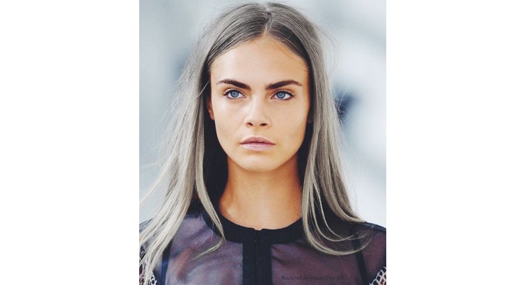 Cara Delevingne's pin straight