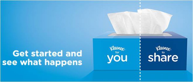 Kleenex for you kleenex to share