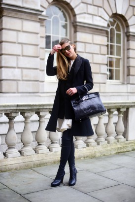 LFW Fall/Winter 2015-16 streetstyle