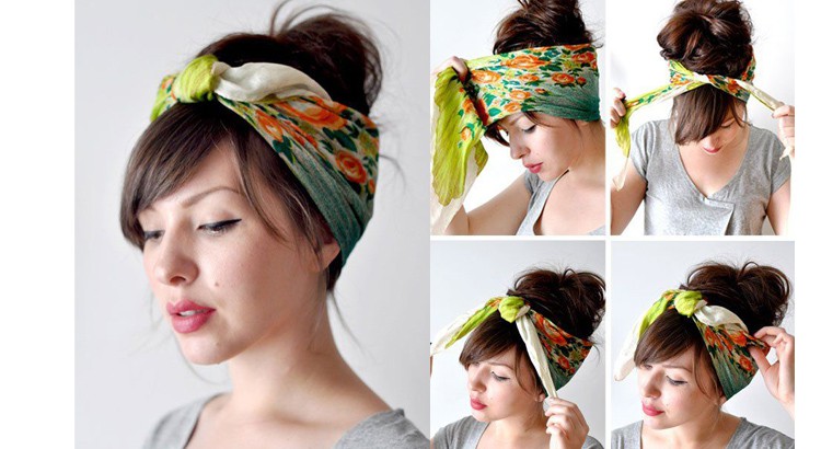 Retro scarf