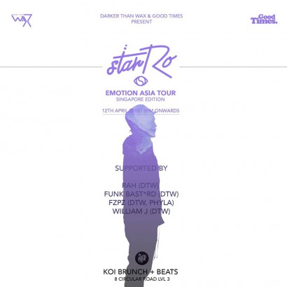 Darker Than Wax and Good Times present starRo