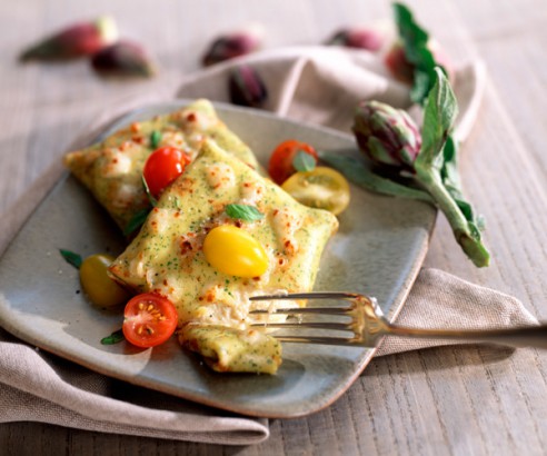 Four cheese crêpes