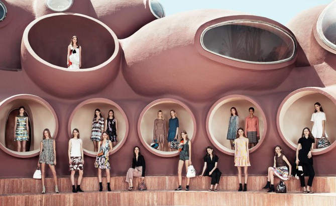 Dior Cruise 2016 at Palais Bulles, France