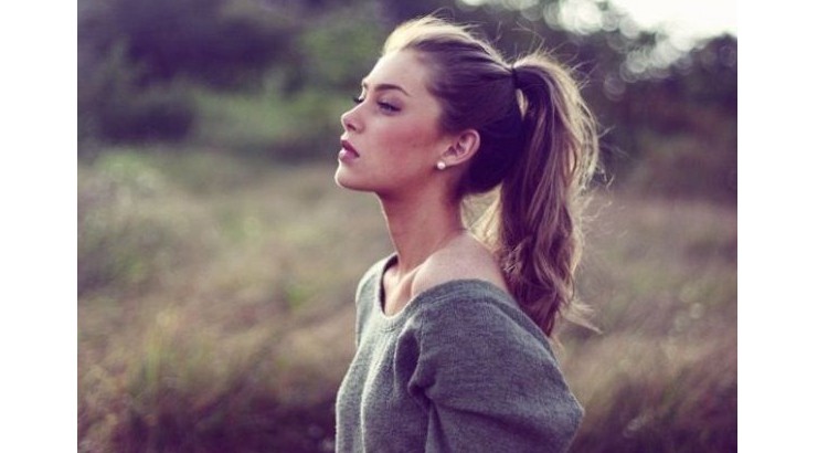 High ponytail
