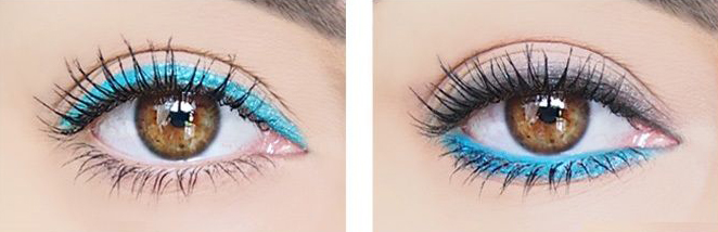 As eyeliner