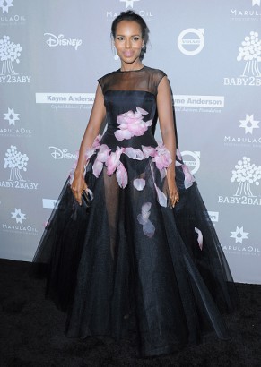 Kerry Washington in Giambattista Vallii