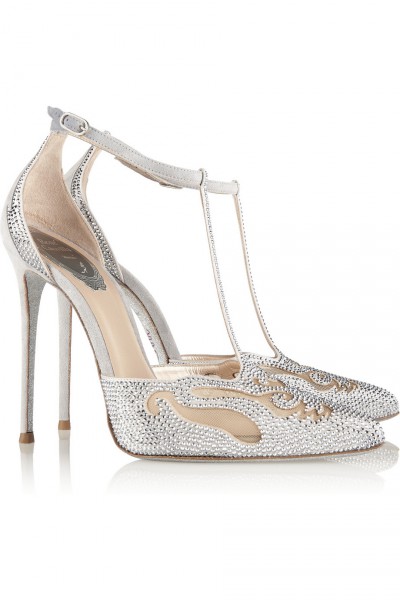 Rene Cavoilla Embellished pumps