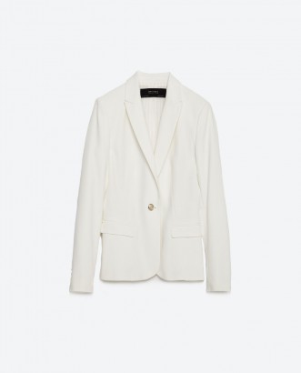 Crisp White Blazer
