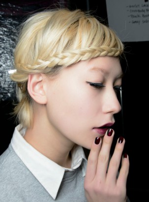 Braided Bangs