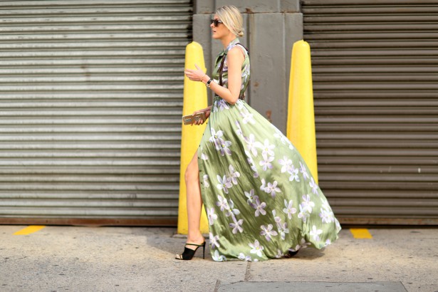 The floral print