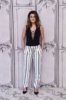 Vertical stripes are flattering