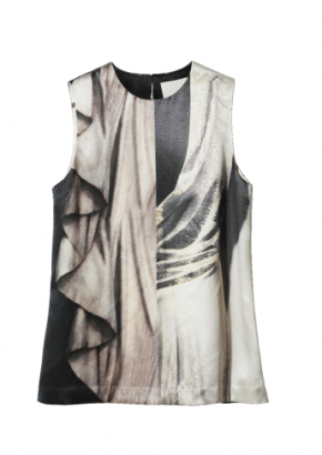 Sleeveless Printed Top