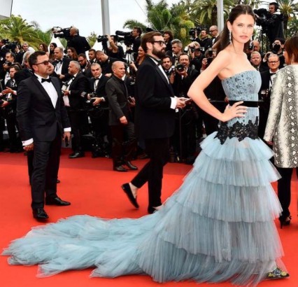 Bianca Balti in Alberta Ferretti
