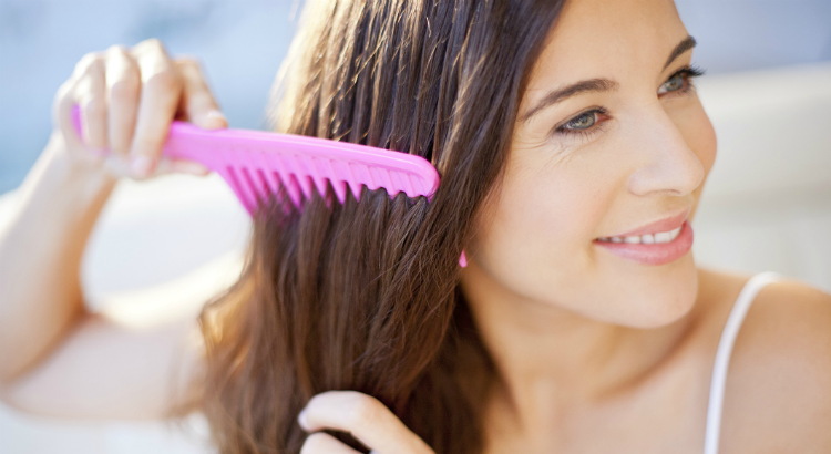 The difference between brushing & combing your hair