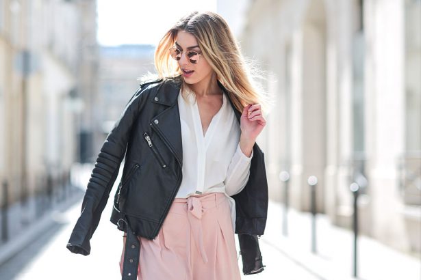 Rose tinted sunglasses