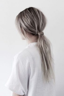 Low ponytail