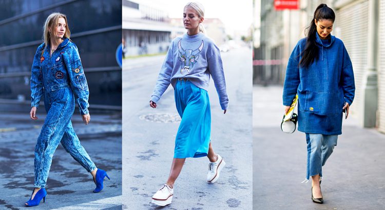 6 Ways to wear blue-on-blue, even if they're different shades