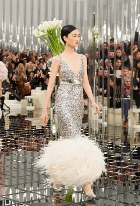 chanel evening dresses 2017 Fairytale Red Organza Dress 2XL main image 1