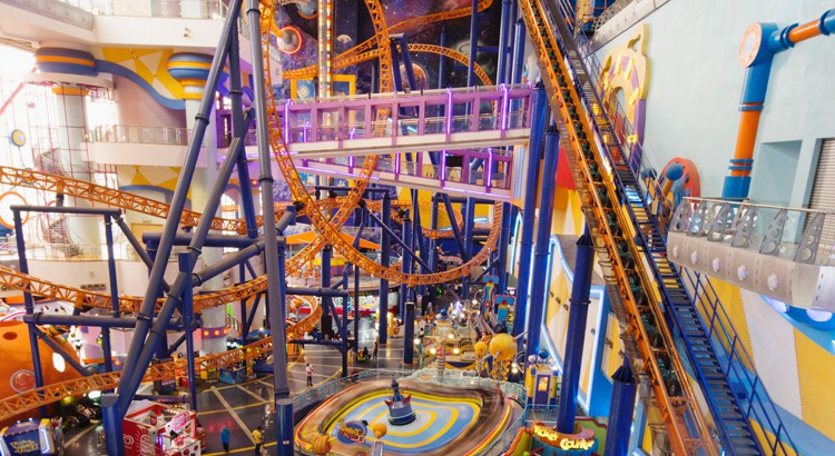 Visit an indoor theme park