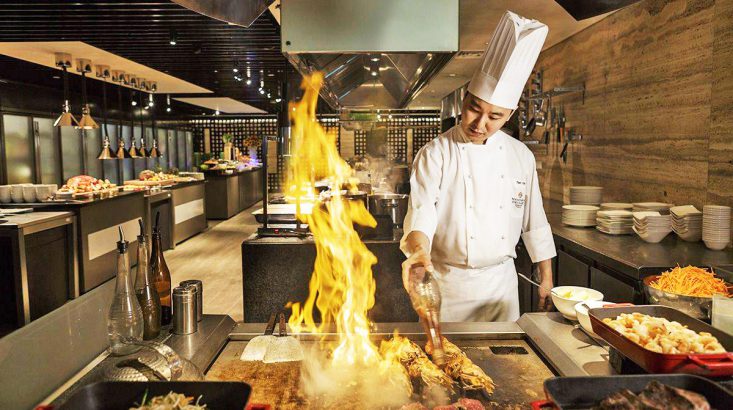 Indulge in a mega buffet at Triple Three, Mandarin Orchard Singapore