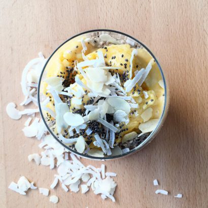 Toasted coconut, mango and pineapple