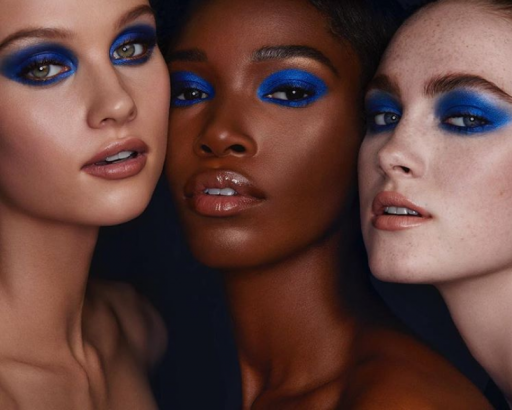 How to Rock Kim Kardashian's Blue Eyeshadow Look