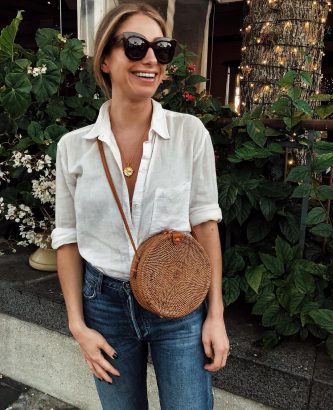 Woven crossbody